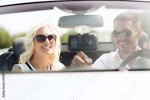 happy couple usin gps navigation system in car © Syda Productions