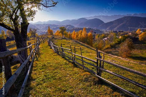 Countryside Autumn Landscape