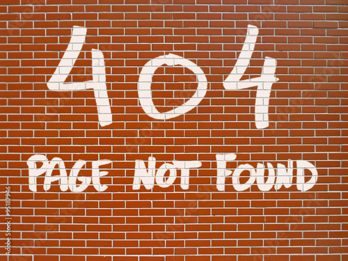 404 page not found graffiti photo