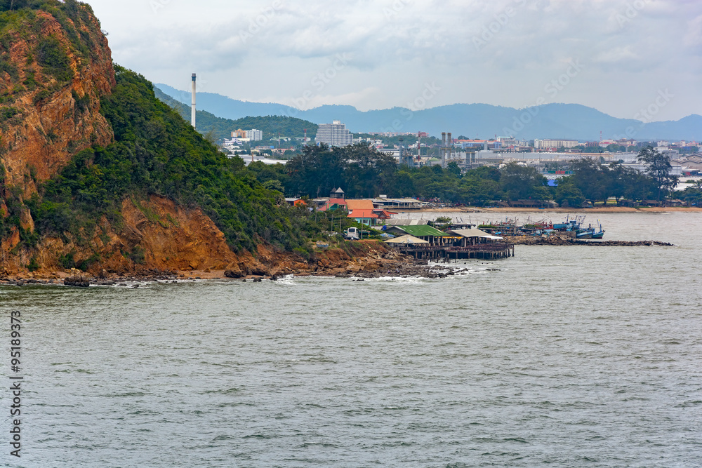 Fototapeta premium Laem Chabang, Chonburi, Thailand