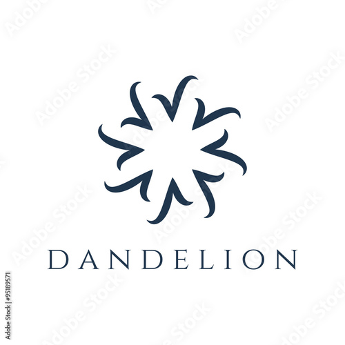 Fototapeta Naklejka Na Ścianę i Meble -  Illustration of concept dandelion. Vector