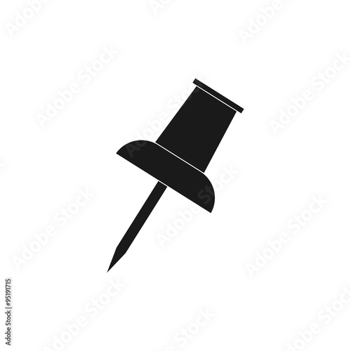 Vector push pin icon
