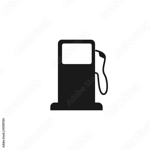 Gasoline pump nozzle sign. Gas station icon.