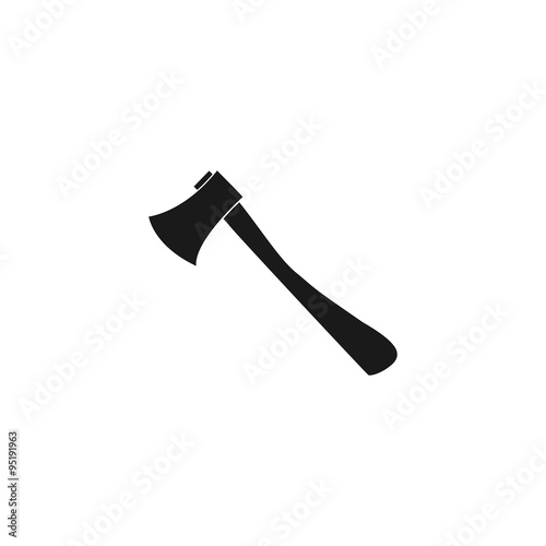The ax icon. Axe symbol.