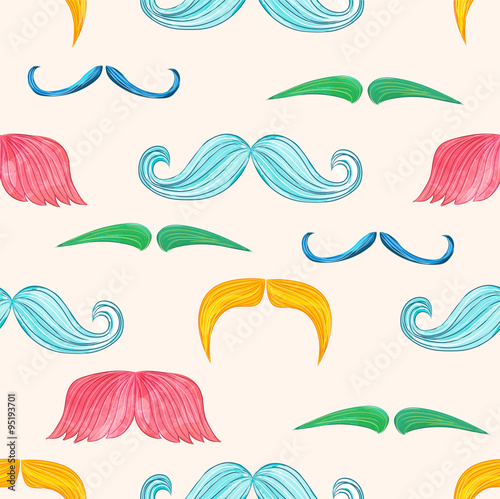Mustache seamless