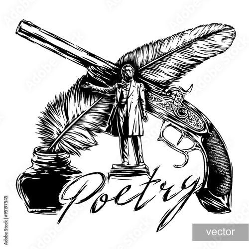 engraving poetic composition