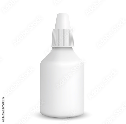 Spray Medical Nasal Antiseptic Drugs Plastic Bottle White