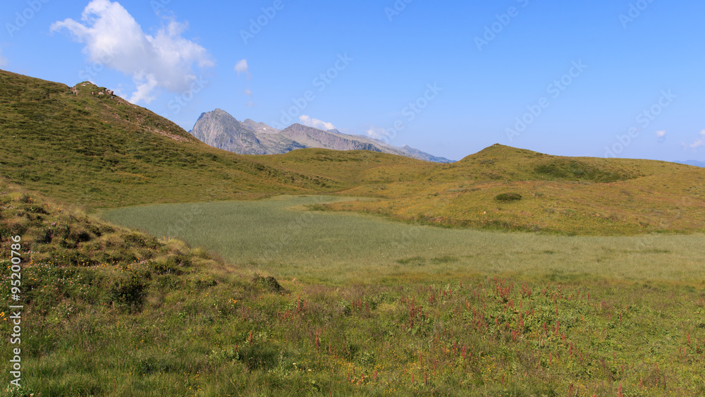 Fototapeta premium panorama dalla baita Segantini (Dolomiti)