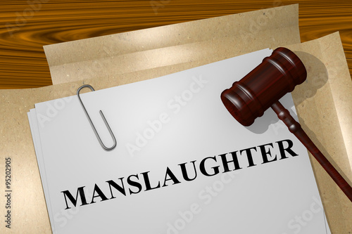 Manslaughter concept photo