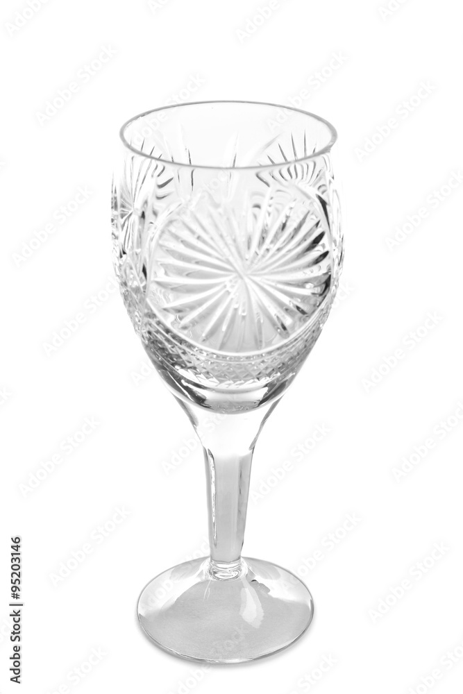 Empty glass isolated on white background Empty glass isolated on white background
