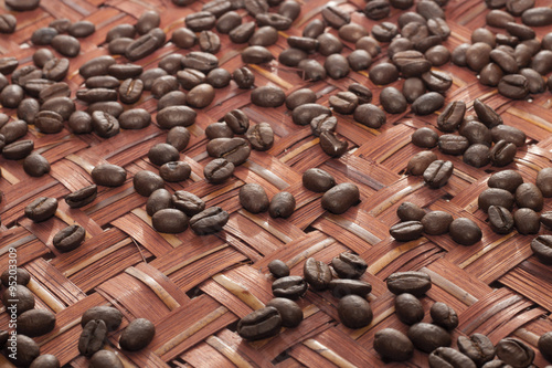coffee beans - stock photo