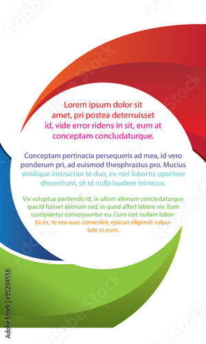 Circular infographic