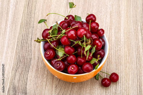 Cherry in the bowl