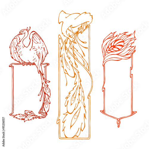 set with firebird frames