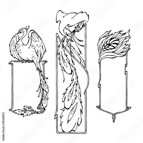 set with firebird frames