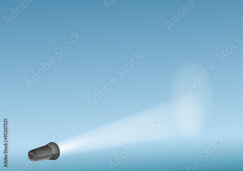 light and blue background