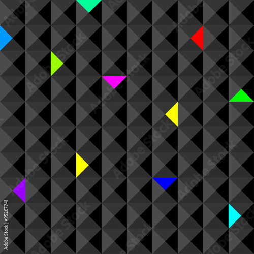 Geometrical abstract seamless pattern