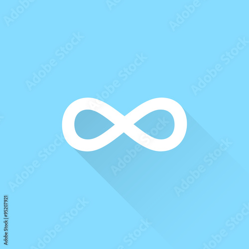 Limitless vector icon. Infinity symbol.