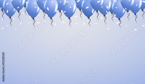 balloons on the top