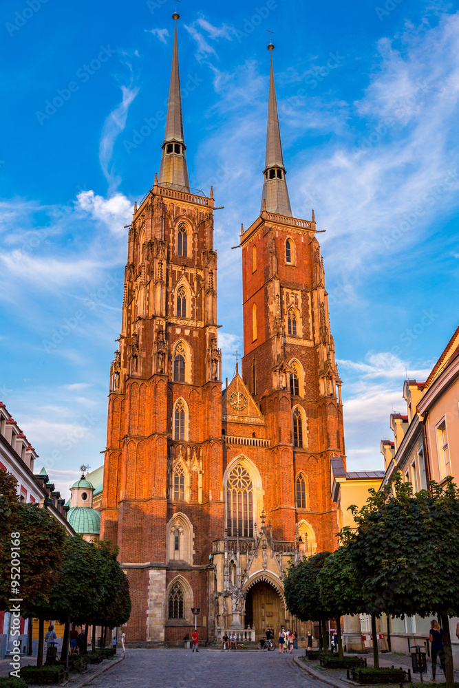 Fototapeta premium Cathedral St. John in Wroclaw