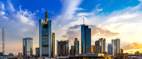 Aerial view of Frankfurt
