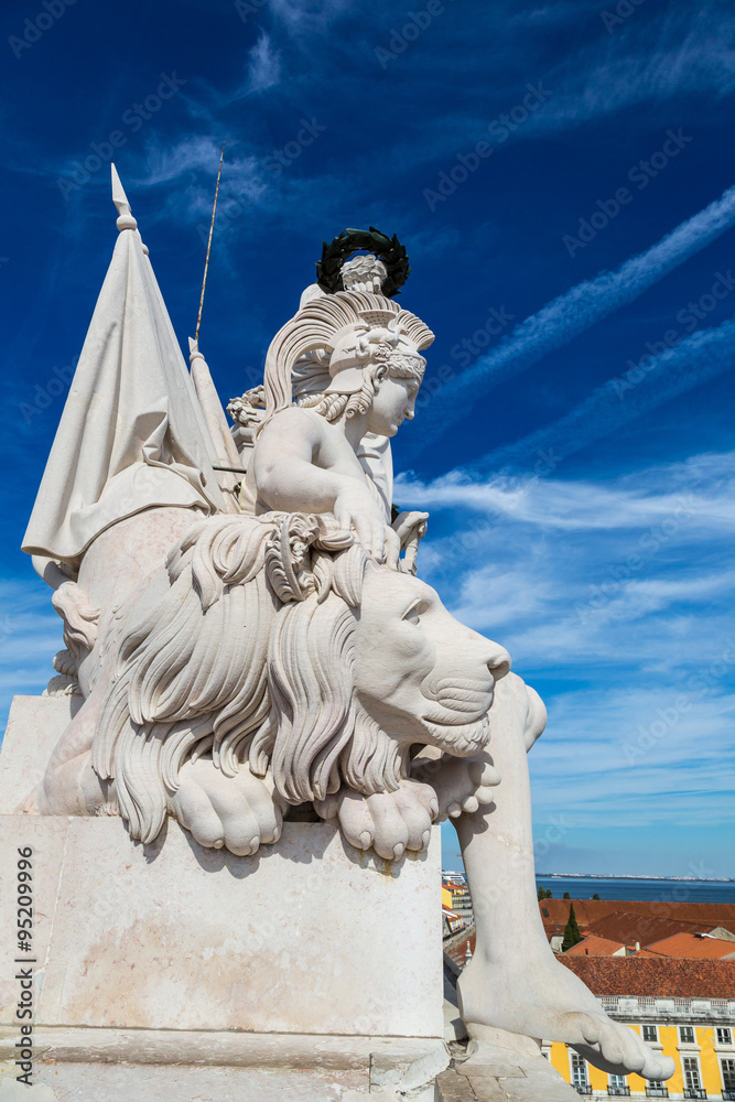 Fototapeta premium Triumphal arch in Lisbon