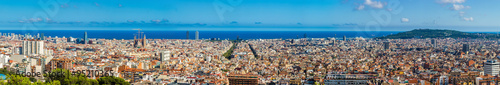 Panoramic view of Barcelona #95210365