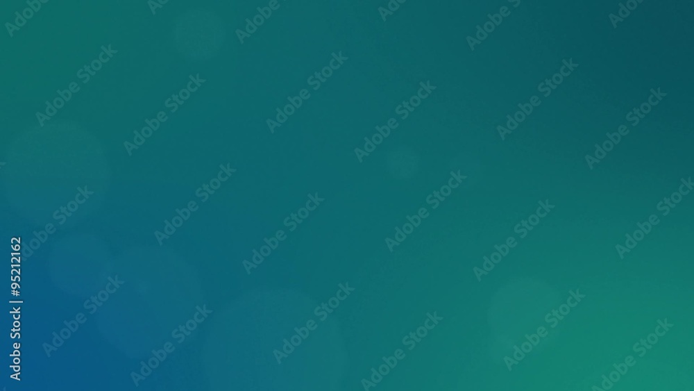 Very gently abstract bokeh lights on blue green background