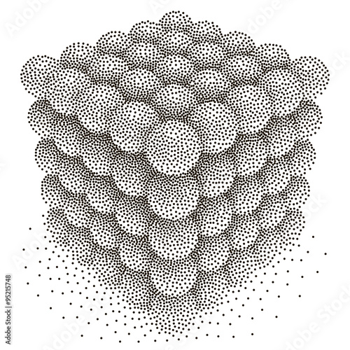 Dotwork Halftone Vector Spheres