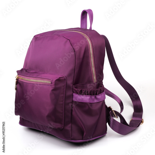 фотографія Purple Backpack Isolate