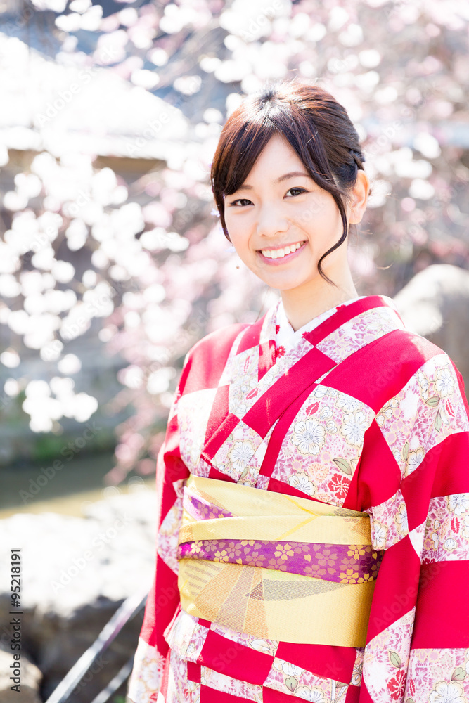 portrait of traditional japanese woman