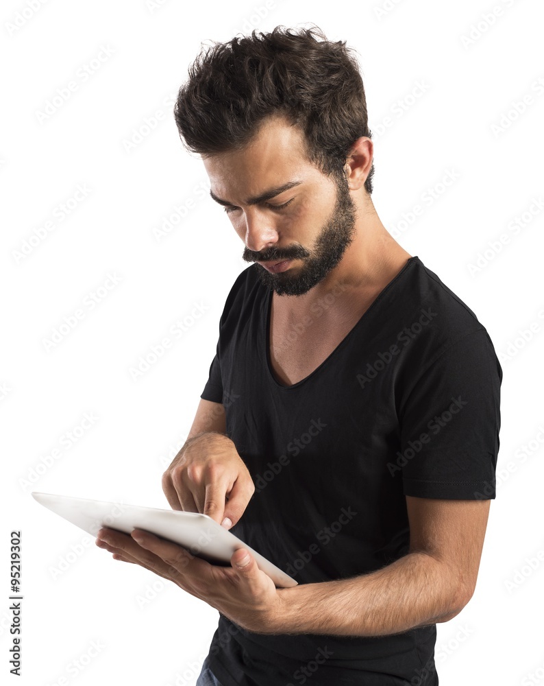 Internet with tablet Internet with tablet