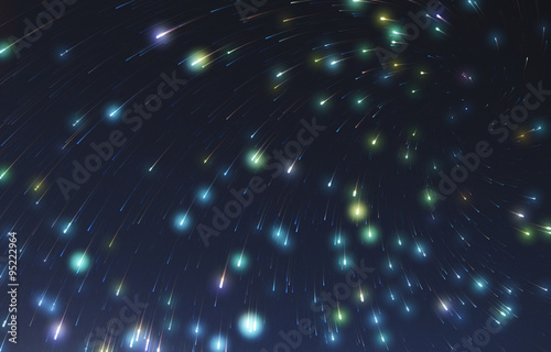 stars light night sky.  photo