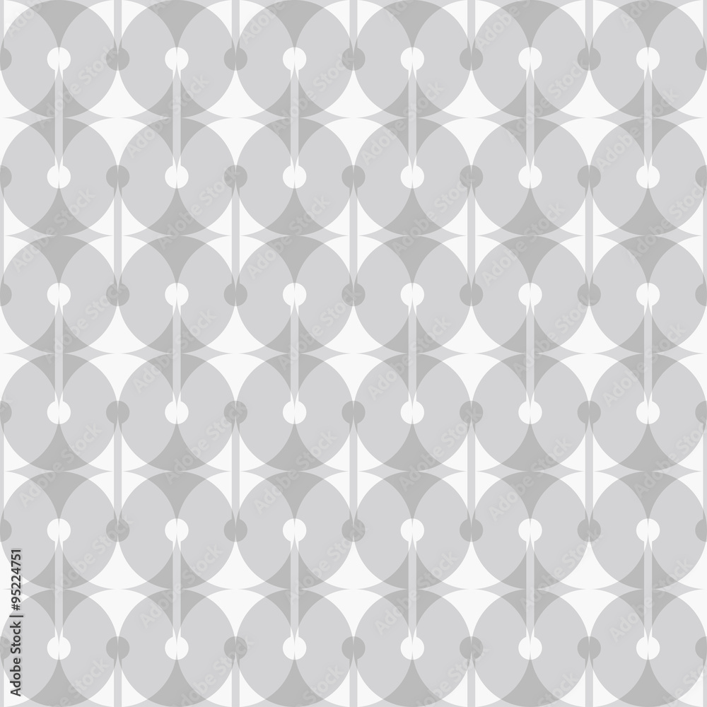 Fototapeta premium Consecutive circles background. Seamless pattern.Vector. 連続した円形パターン