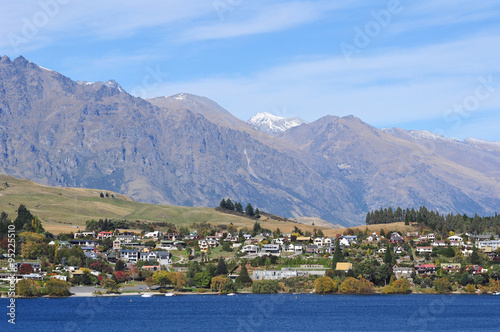 Queenstown by lake Wakatipu, New Zealand   © niradj