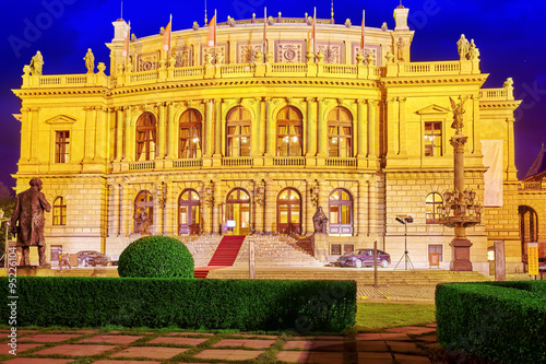 Photography Building of the National Opera of Prague and the Czech Republic.