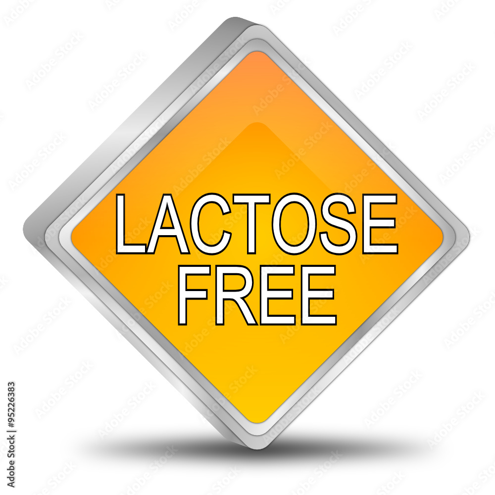 Lactose free Button Lactose free Button