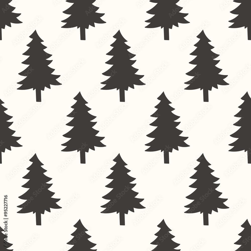 Fototapeta premium seamless forrest pattern