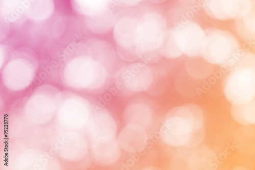 Pink bokeh glitter defocused lights abstract background.