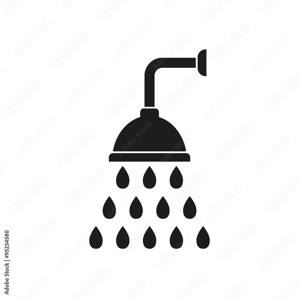 Shower icon. Shower icon.