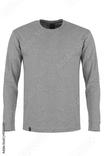 grey long sleeve t-shirt