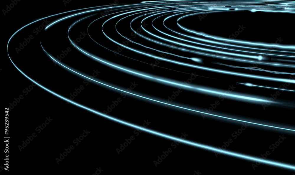 Orbiting Light Trails Orbiting Light Trails