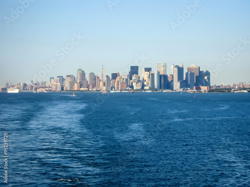 Downtown Manhattan viewed from Upper Bay