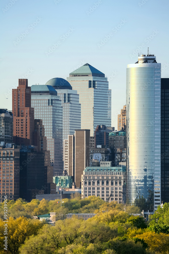 Manhattan Financial District scrapers Manhattan Financial District scrapers