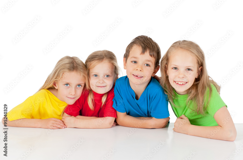 Group of happy children Group of happy children