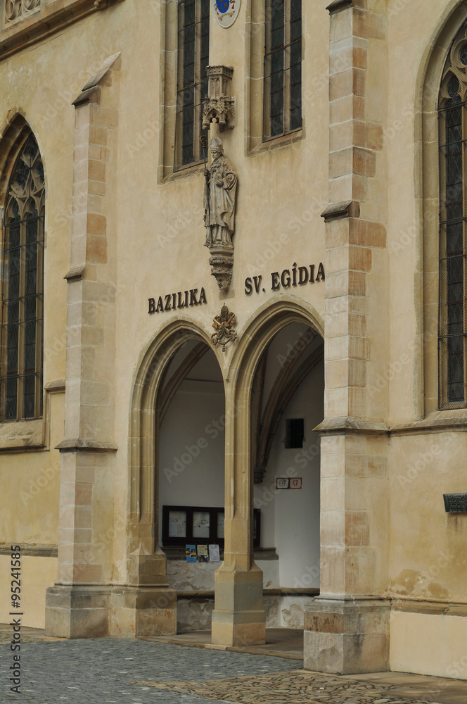 Bardejov side gate of St Gilles basilica