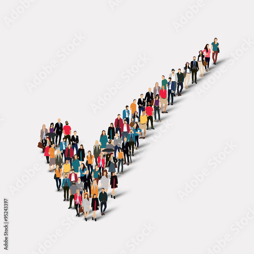 group  people form  checkmark