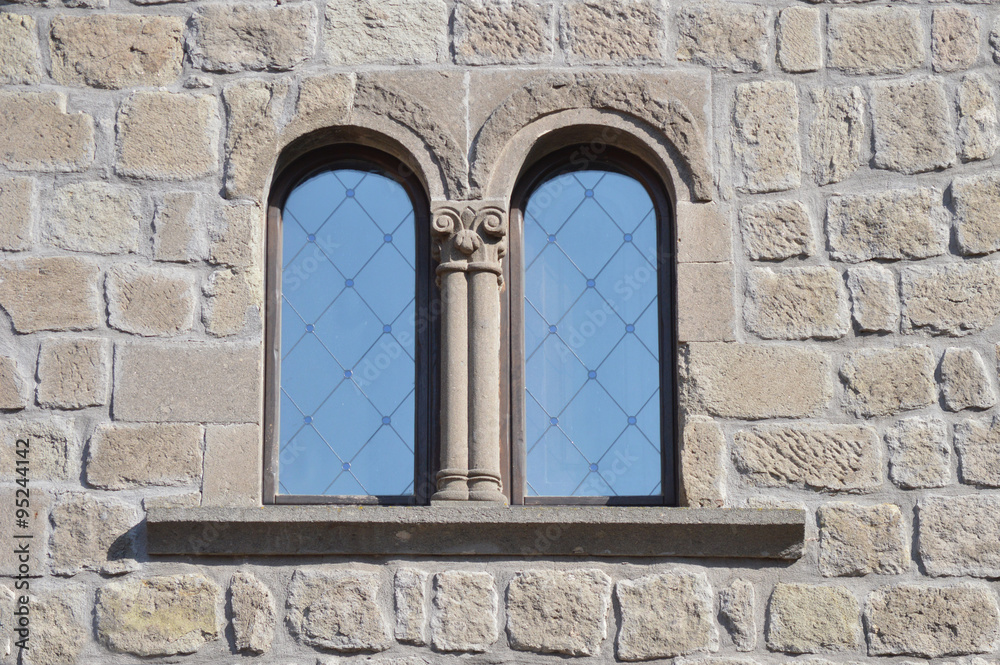 Double Arched window