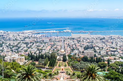 Bahai gardens, Haifa city