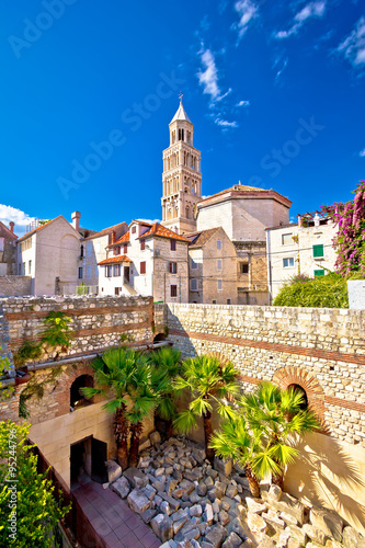 Split historic architecture of Diocletian's palace photo
